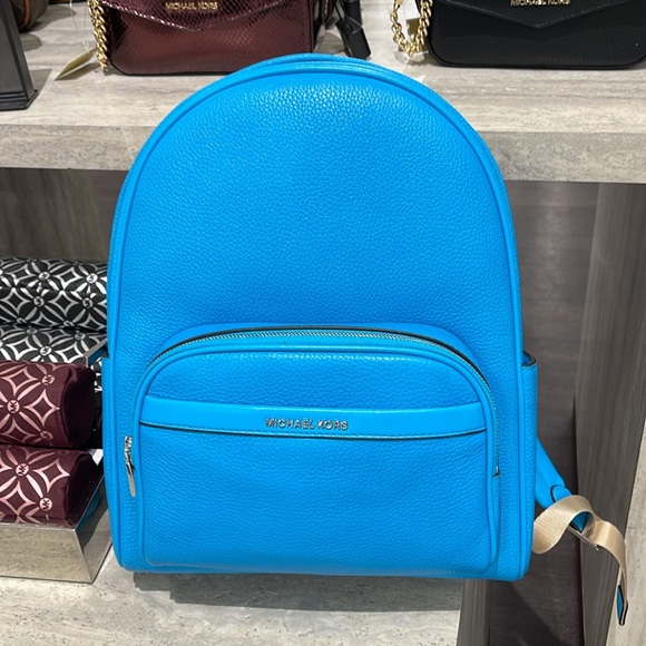 Michael Kors Bex Medium Pebbled Leather Backpack
COLOR SANTORINI BLUE
NWT - Picture 8 of 16